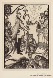 Kaiserův věnec: Černá mše (litografie) od Edmund Joseph (after) Sullivan