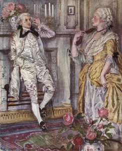 Ilustrace k Vicar of Wakefield od Olivera Goldsmitha (barevné lito) od Edmund Joseph Sullivan