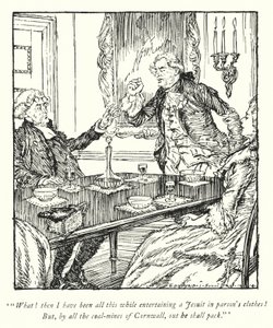 Ilustrace k Vicar of Wakefield od Olivera Goldsmitha (litho) od Edmund Joseph Sullivan