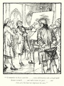 Ilustrace k Vicar of Wakefield od Olivera Goldsmitha (litho) od Edmund Joseph Sullivan
