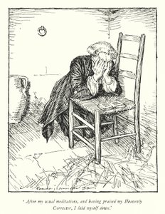 Ilustrace k Vicar of Wakefield od Olivera Goldsmitha (litho) od Edmund Joseph Sullivan