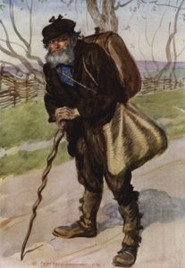 Jednou jsem ho viděl stát uprostřed prašné cesty od Edmund Joseph Sullivan