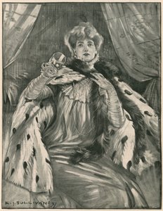 Sarah Bernhardtová od Edmund Joseph Sullivan