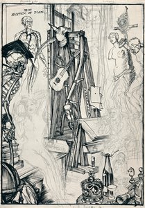 The Cartoonist - Stage IV, c1920 od Edmund Joseph Sullivan