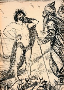 The Happy Man Found, 1918, 1918 od Edmund Joseph Sullivan