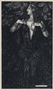 Tennyson, ilustrace pro Sen o spravedlivých ženách a jiné básně od Edmund Joseph after Sullivan