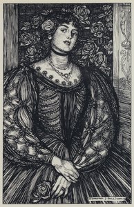 Tennyson, ilustrace pro Sen o spravedlivých ženách a jiné básně