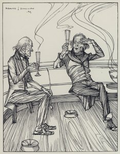 Tennyson, ilustrace pro Sen o spravedlivých ženách a jiné básně od Edmund Joseph after Sullivan