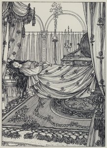 Tennyson, ilustrace pro Sen o spravedlivých ženách a jiné básně