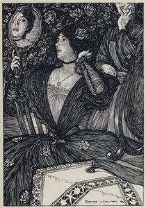 Tennyson, ilustrace pro Sen o spravedlivých ženách a jiné básně od Edmund Joseph after Sullivan