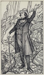 Tennyson, ilustrace pro Sen o spravedlivých ženách a jiné básně od Edmund Joseph after Sullivan