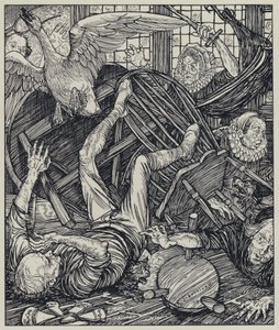 Tennyson, ilustrace pro Sen o spravedlivých ženách a jiné básně od Edmund Joseph after Sullivan