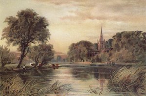 Stratford nad Avonou (chromolit)