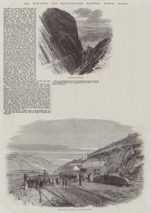 Newtown and Machynlleth Railway, Severní Wales od Edmund Morison Wimperis