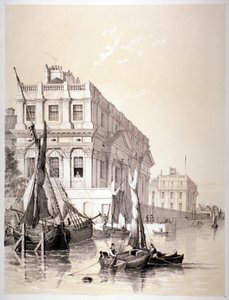 Královská námořní nemocnice, Greenwich, Londýn, 1838. od Edmund Patten