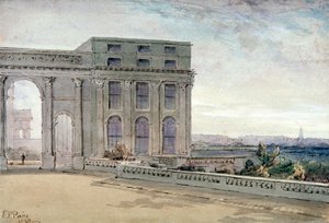 Pohled na Chester Terrace, Regent