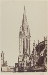 Kirche Saint-Pierre, Caen, 1855 von Edouard-Denis Baldus