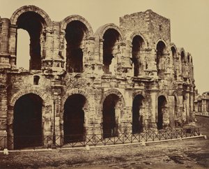Arles. Amfiteátr od Édouard Baldus