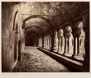Arles, křížová chodba Saint-Trophime od Édouard Baldus