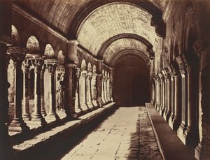 Arles. Křížová chodba Saint-Trophime od Édouard Baldus