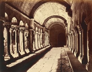 Arles. Křížová chodba kostela svatého Trofima od Édouard Baldus