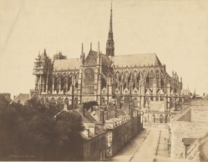 Katedrála v Amiens od Édouard Baldus