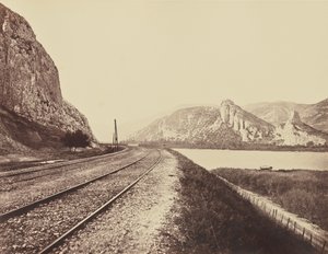 Vstup do průsmyku Donzère od Édouard Baldus