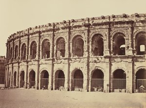 Nîmes. Amfiteátr od Édouard Baldus