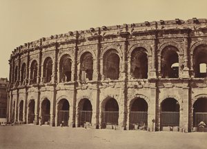 Nîmes. Amfiteátr od Édouard Baldus