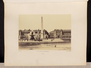 Place de la Concorde (č. 45) od Édouard Baldus