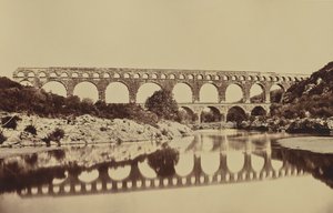 Pont du Gard od Édouard Baldus