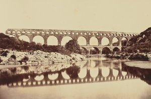 Pont du Gard od Édouard Baldus