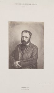 Portrét Paula Chenavarda z cyklu "Histoire des Artistes Vivants" (Živá historie umělců) od Édouard Baldus