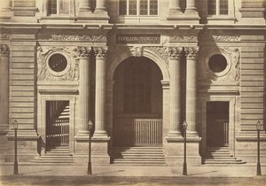 Přízemí pavilonu Turgot, Louvre, Paříž od Édouard Baldus