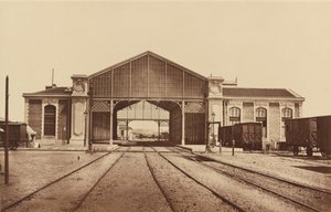 Toulon, Gare Toulon, Train Station, 1861 nebo později.