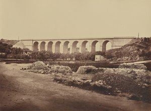 Viadukt Bandol. od Édouard Baldus