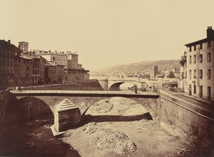 Vienne, Saint-Colombe od Édouard Baldus