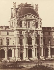 Pohled na Louvre, 1855-1857. od Édouard Baldus