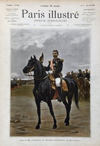 Jezdecký portrét generála Georgese Boulangera (1837-1891), politika „po Edouard Debat Ponsan (Debat-Ponsan od Edouard Debat Ponsan