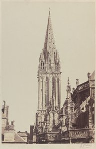 Kostel Saint-Pierre, Caen od Edouard Denis Baldus