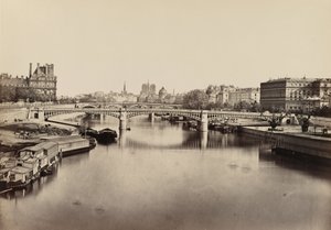 Die Solferino-Brücke, Paris, ca. 1860