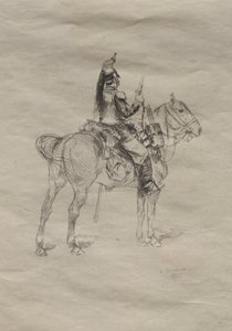 Kavalerista, 1875. od Jean Baptiste Edouard Detaille