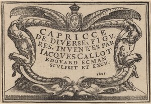 Titulní strana pro "The Capricci"