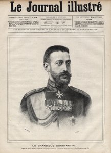 Portrét velkovévody Konstantina Nikolajeviče Ruska (velkovévoda Konstantina Nikolajeviče Ruska nebo Konstantin Nikolajevič Romanov