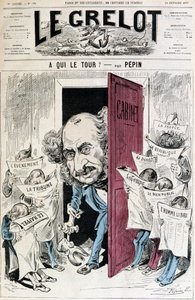 (Kreslený film o cenzuře novin) - od Pépina, v „“Le Grelot““ z 18.2.1877