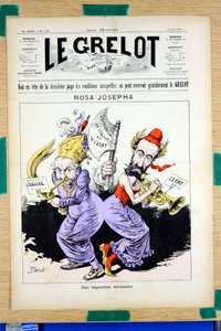 Obálka „“Le Grelot“, číslo 1054, Satirický v barvách