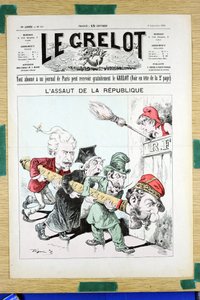 Obálka „“ Le Grelot “, číslo 908, Satirique en Couleurs