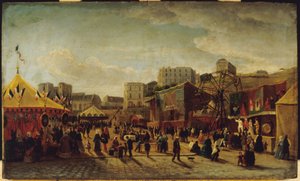 Lunapark, Place Saint-Pierre, Montmartre od Edouard Hubert