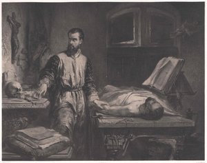 Andrew Vesalius od Edouard Jean Conrad (after) Hamman
