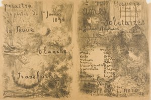 "La Revue Blanche" Proměněné a osamělé duše